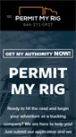 Mobile Screenshot of permitmyrig.com